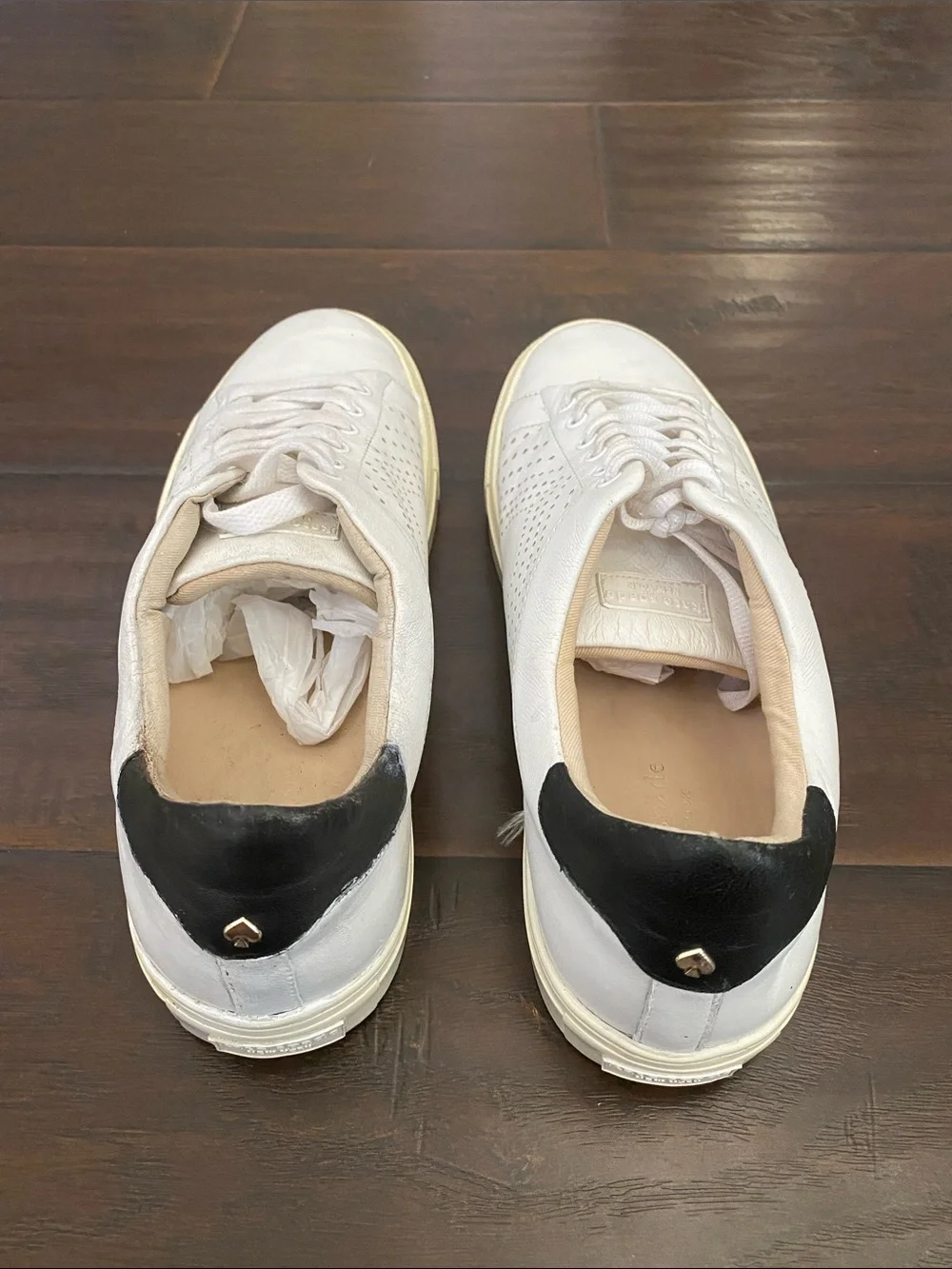 Kate spade lace up sneakers women’s size 9.5M wide - read below
